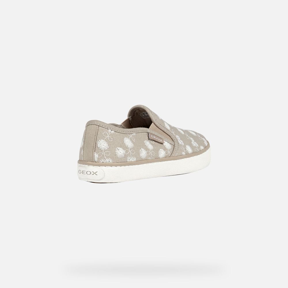 Geox Sneakers Beige Kilwi - Geox Girls Shoes - MHTYRA523